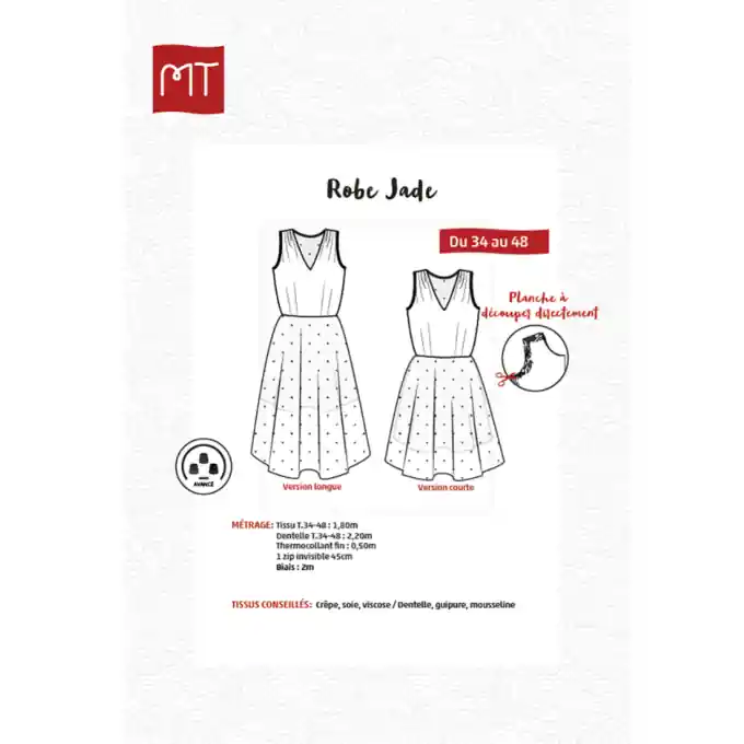 Schnittmuster MT Rock Jade Kostenfreie Lieferung