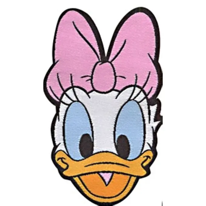 Neue Ware Daisy Duck Aufbügelpatch Disney 5cm Rosa