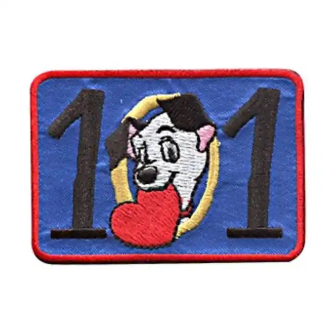 Sichere Zahlung Patch thermocollant 101 dalmatiens rectangle Disney classiques