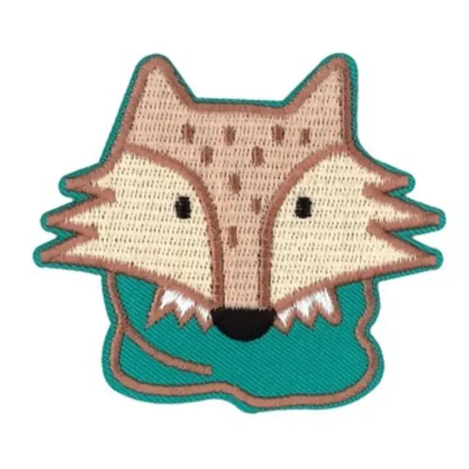 Top-Qualität Thermocollant Wolfkopf Patch, Schwamm, Aufbügeln