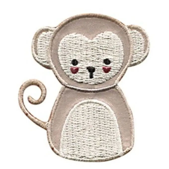 Kawanimals Ouistiti Aufbügel-Patch, Thermo-Haftend Exklusiv