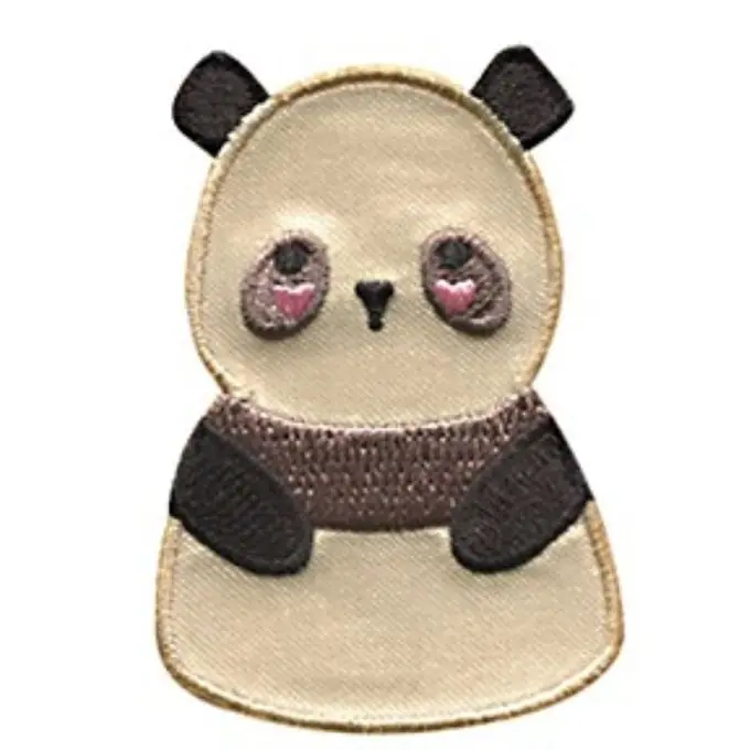 Limited Edition Patch thermocollant avec l’écusson de kawanimals représentant un panda mignon