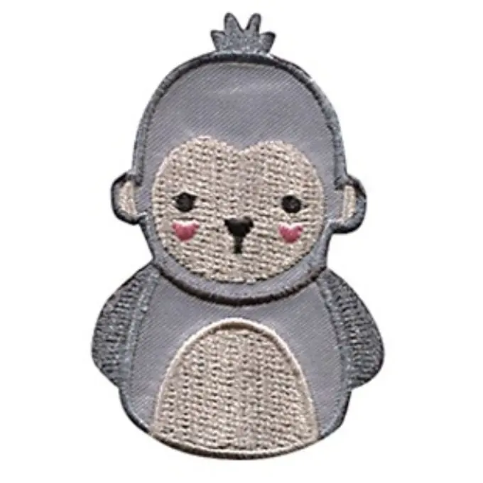 Preisknaller Patch thermocollant kawanimals gorille“ – Bügelbild Aufnäher Kawanimals Gorilla