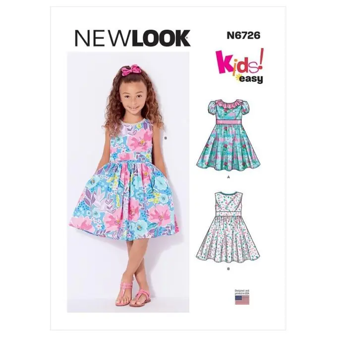 Schnittmuster Newlook 6726 Kleid 6 Monate bis 8 Jahre Letzte Chance