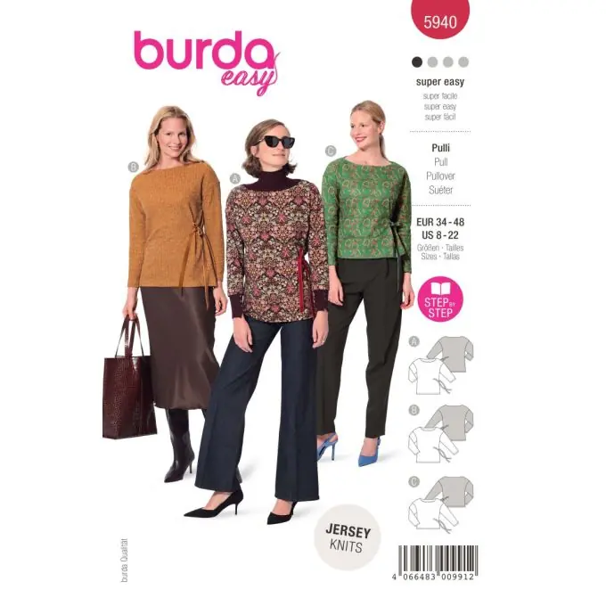 Zertifiziert Burda Burda Pullover 5940