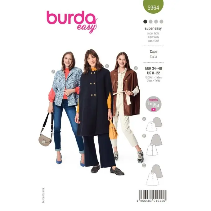 Must-Have Schnittmuster Burda Cape