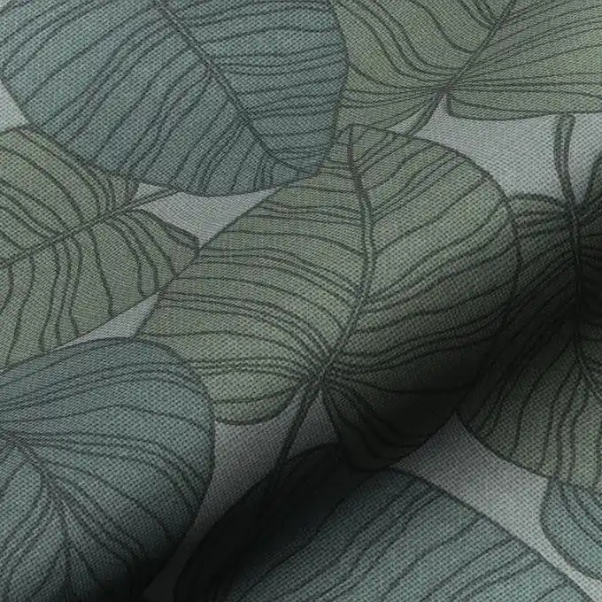 Schnäppchen Dekostoff Herz Philodendron