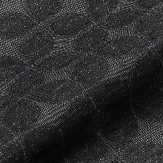 Jacquard Klee Samt schwarz Super-Preis