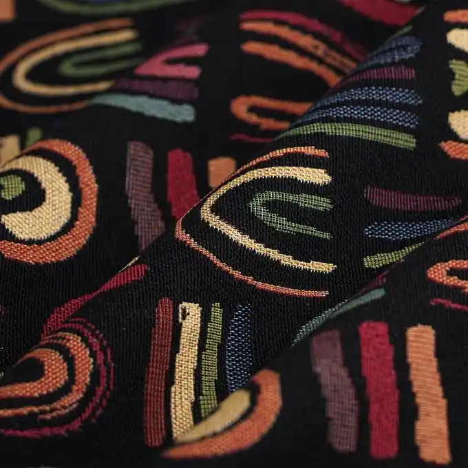 Jacquard schwarz Regenbogen Kostenloser Rückversand