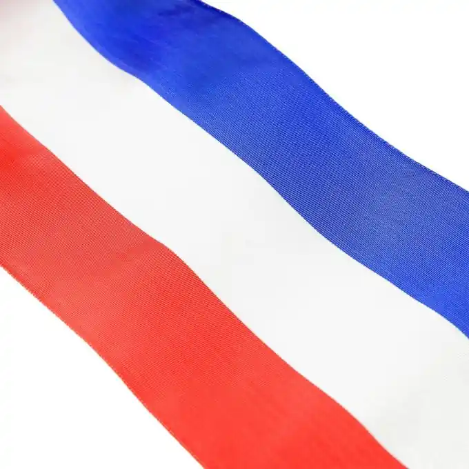Expressversand Band in blau weiß rot 10cm