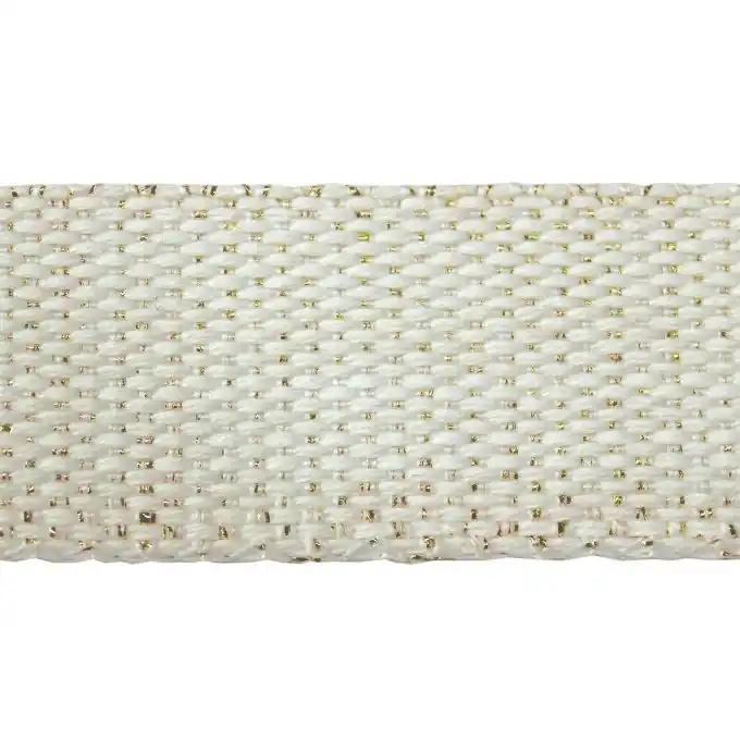 Gurtband Lurex gold Ab Werk