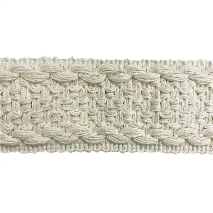 Borte natur ecru 40 mm Kostenloser Versand