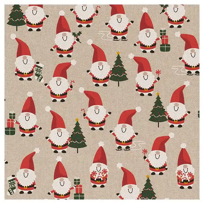 Versand Am Gleichen Tag Canvas Halbpanama Linenlook Weihnachtsmann