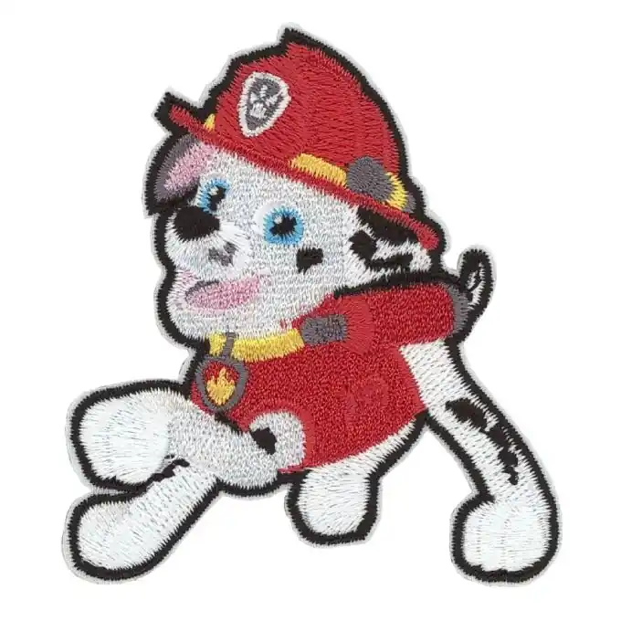 Handgefertigt Paw Patrol-Applikation für kreative Kleidungsgestaltung