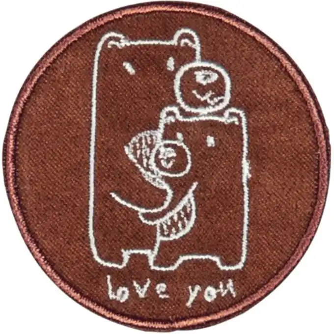 Sonderangebot Tier-Applikation zur Verschönerung von Kleidung – Braun