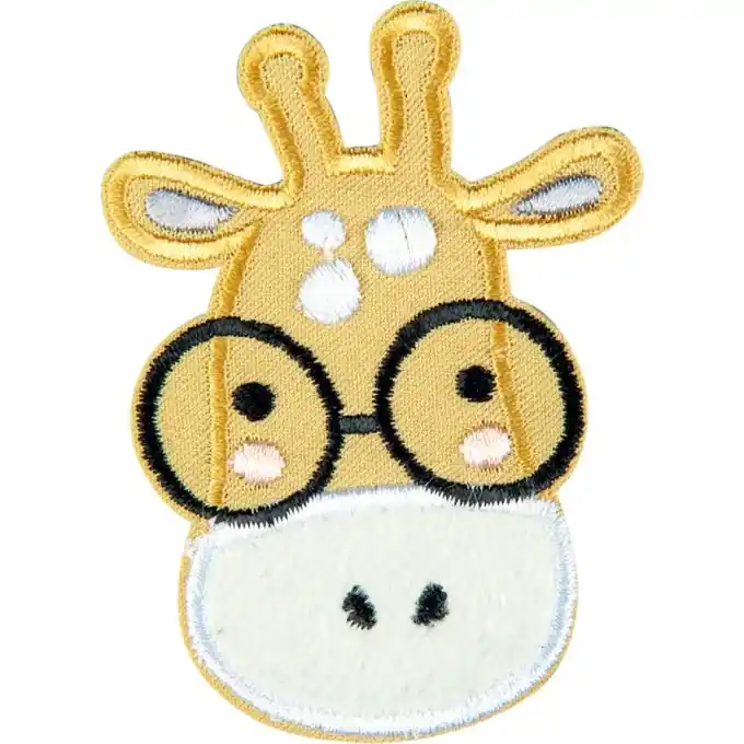 Must-Have Tier-Applikation Giraffe gelb