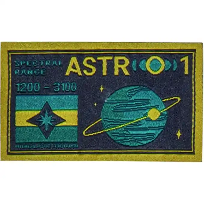 Jetzt Bestellen Astrologie-Applikation für kreative Kleidungsreparaturen – grün