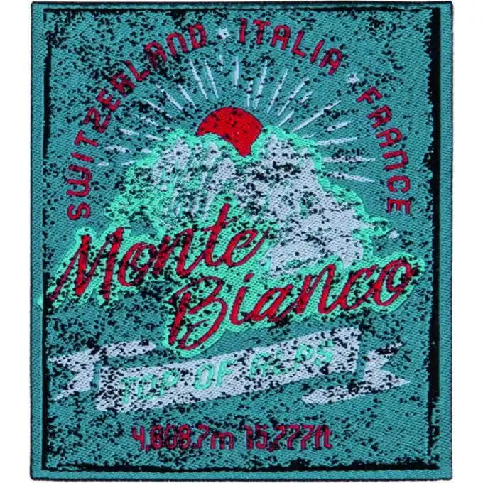 Blauer Berg-Patch Neue Ware