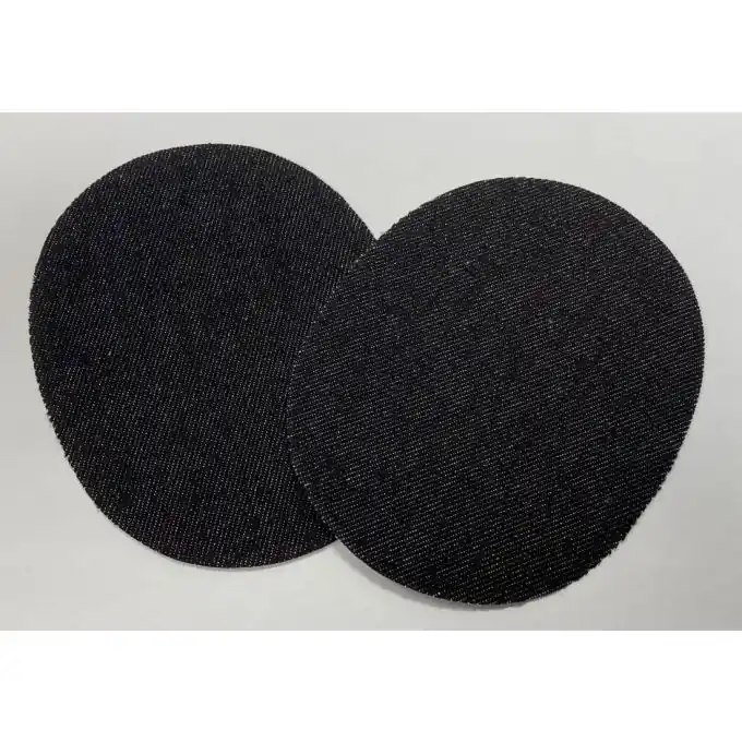 Aktuell Aufbügelbare Verstärkungen für abgenutzte Ellbogen schwarz