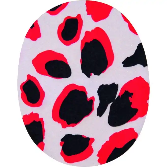 Direkt Vom Hersteller Ellbogen- und Knieverstärkung mit Thermokleber und Leopard-Muster in Rosa Rot