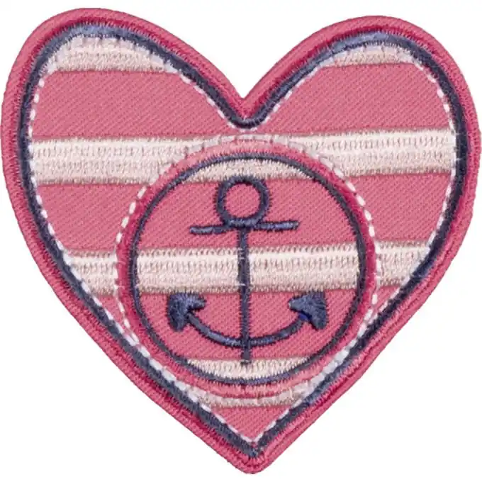Versand Am Gleichen Tag Herz-Patch für kreative Kleidungsreparatur in Rosa