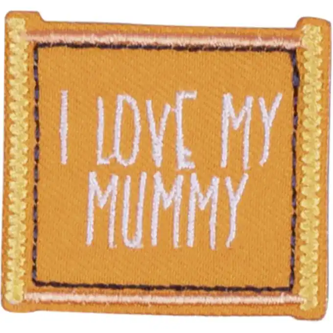Applikation Love mummy Orange Neu Im Sortiment