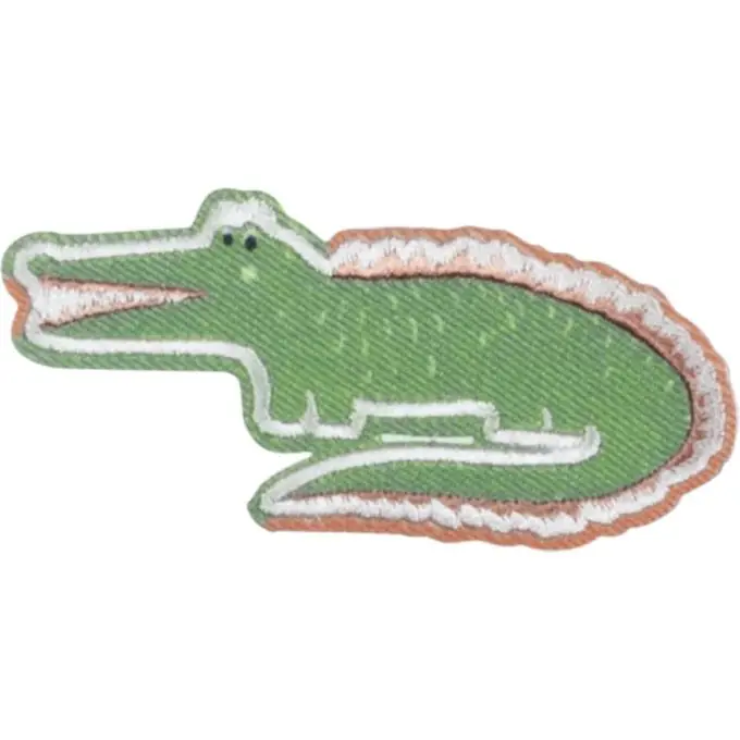 Applikation Krokodil grün Mega-Angebot