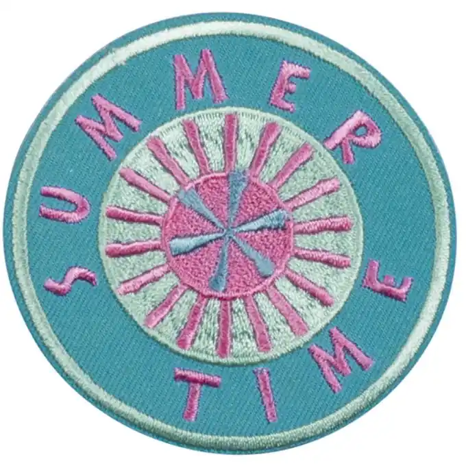 Nur Für Kurze Zeit Applikation Summer time türkis