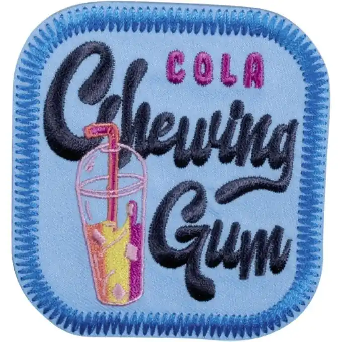 Bestpreis Applikation Cola blau