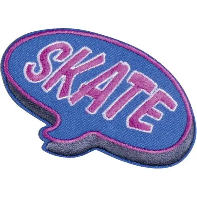 Applikation Skate blau violett Geld-Zurück-Garantie