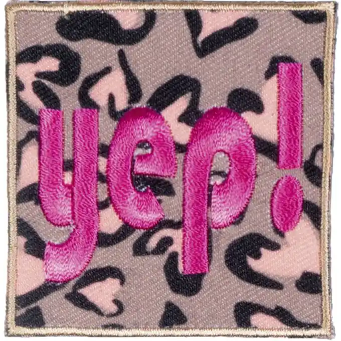 Applikation Leopard rosa Sichere Zahlung