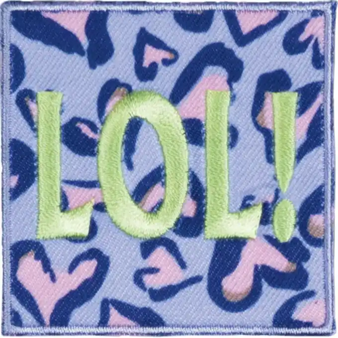 Solange Der Vorrat Reicht Applikation zum Reparieren und Anpasse Leopard rosa grün