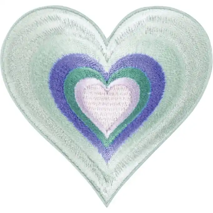 Geld-Zurück-Garantie Grünes XXL-Herz-Patch für kreative Kleidungsreparaturen