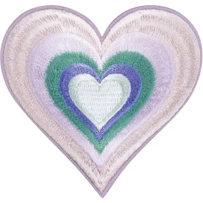 Preisknaller Rosa Herz-Patch für kreative Kleidungsreparaturen