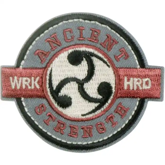 Applikation in Khaki beige Knallerangebot