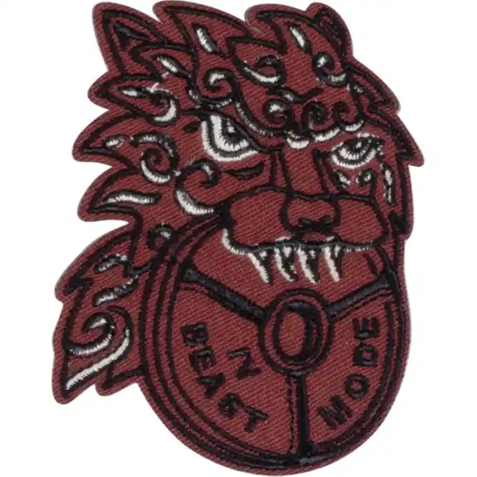 Applikation Drache terrakotta Ausverkauf