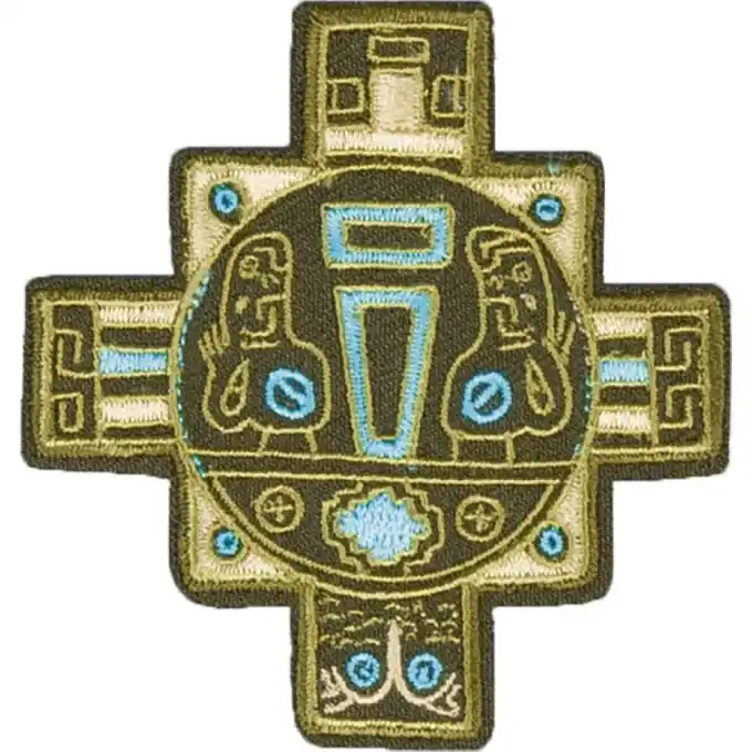 Markenware Kreative Kleidungsreparatur: Ausgefallenes Applikation in Khaki