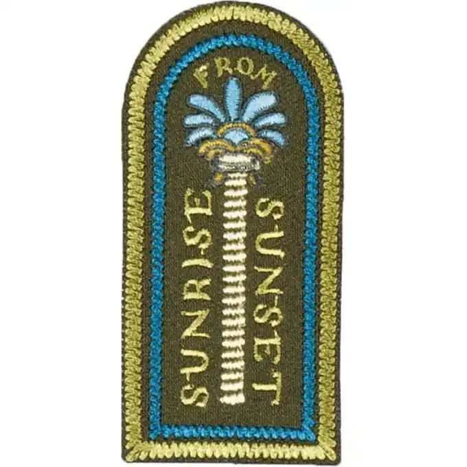 Original Grüne Applikation zum Reparieren und Anpassen von Kleidung