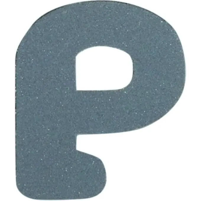 Applikation Buchstabe P Neue Ware