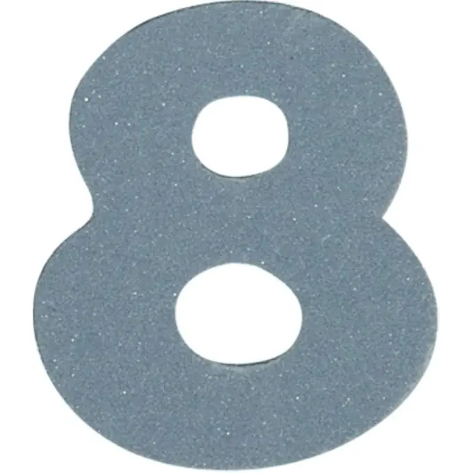 Applikation Zahl 8 Schneller Versand