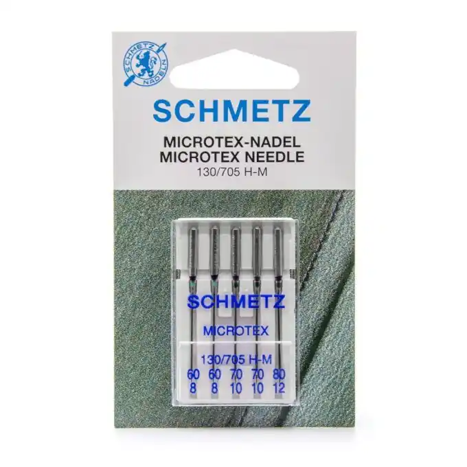 Nadeln von Schmetz Microtex 60/80 – Spitze für dichte Materialien Finale Aktion