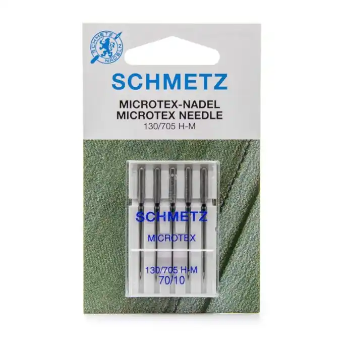 Aiguilles Schmetz Microtex 70 – besonders spitze Nadeln für dichte Materialien Heute Kaufen