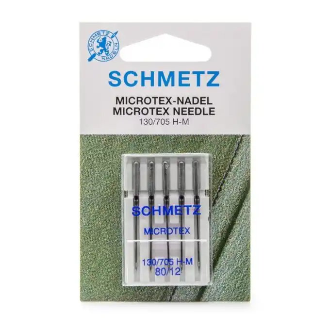 Finale Aktion Schmetz Microtex Nähnadeln 80 für dichte Stoffe