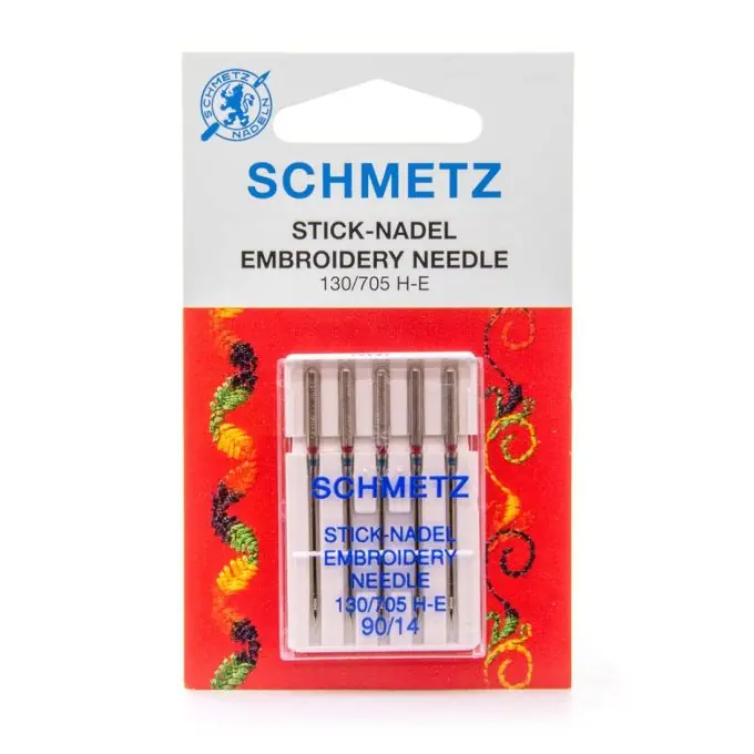 Saisonangebot Schmetz Sticknadeln 130/705 H-E, Größe 90