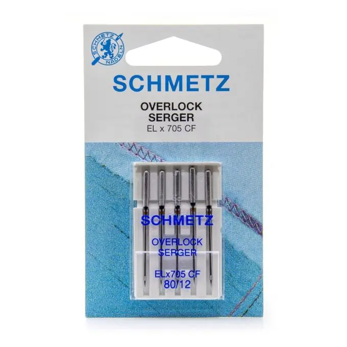 Begrenztes Angebot Schmetz Overlock-Nadeln – 5er Blister, Größe 80