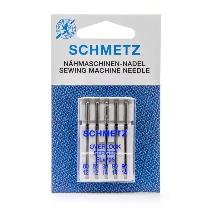 Schnäppchen 5er Pack Schmetz Overlock-Nadeln, Größe 80/90