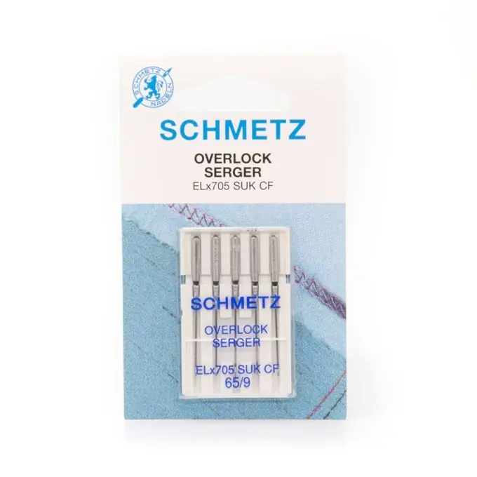 Schmetz Blister mit 5 Chrom-Nadeln für Jersey-Overlockmaschinen (Größe 65) Sale