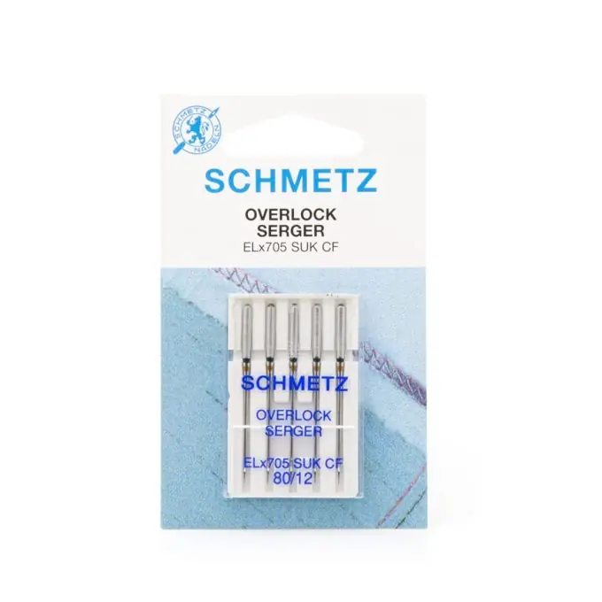 Schmetz Jersey-Overlock-Nadeln mit Chrom-Finish, 80er Größe Zertifiziert