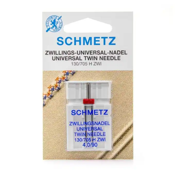 Doppelnadel Schmetz Universal 130/705 H ZWI NE 4,0mm, Grau Ab Werk