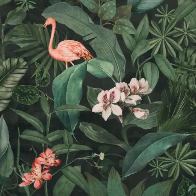 Samtstoff Dschungel Dunkelgrün Top-Seller